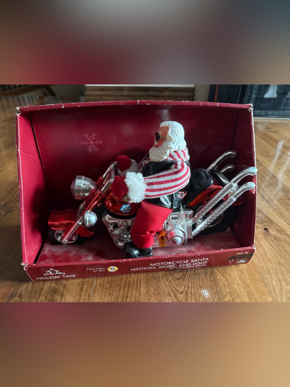 Holiday Time Motorcycle Christmas Santa DOESN’T WORK